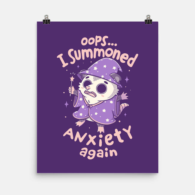 I Summoned Anxiety Again-None-Matte-Poster-koalastudio