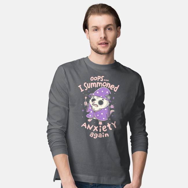 I Summoned Anxiety Again-Mens-Long Sleeved-Tee-koalastudio