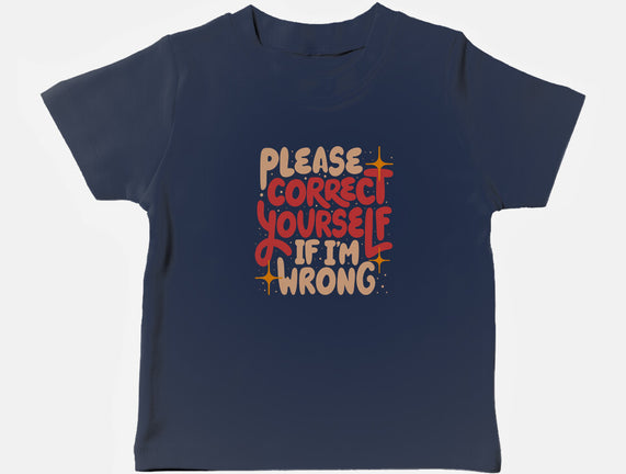 Correct Yourself If I'm Wrong