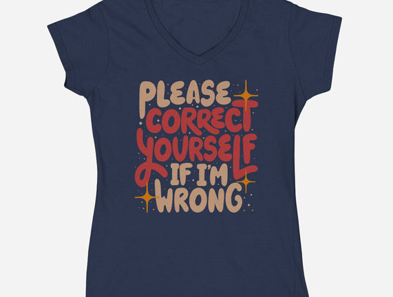 Correct Yourself If I'm Wrong