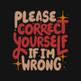 Correct Yourself If I'm Wrong-Unisex-Baseball-Tee-koalastudio