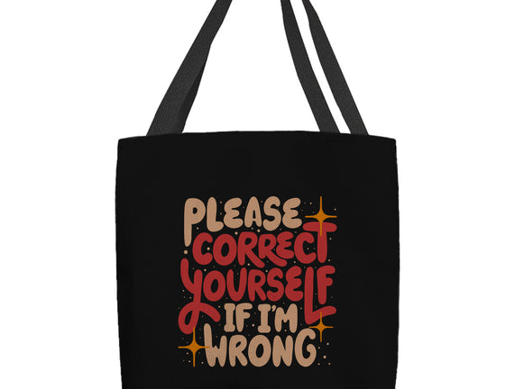 Correct Yourself If I'm Wrong