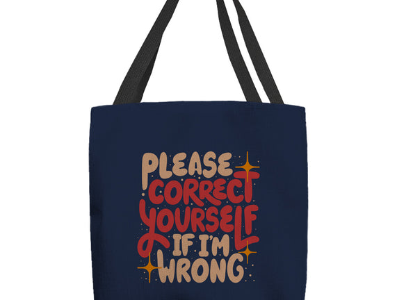 Correct Yourself If I'm Wrong