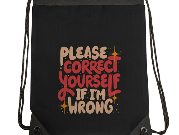 Correct Yourself If I'm Wrong