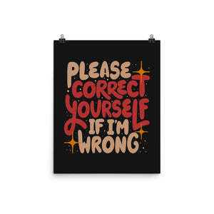 Correct Yourself If I'm Wrong