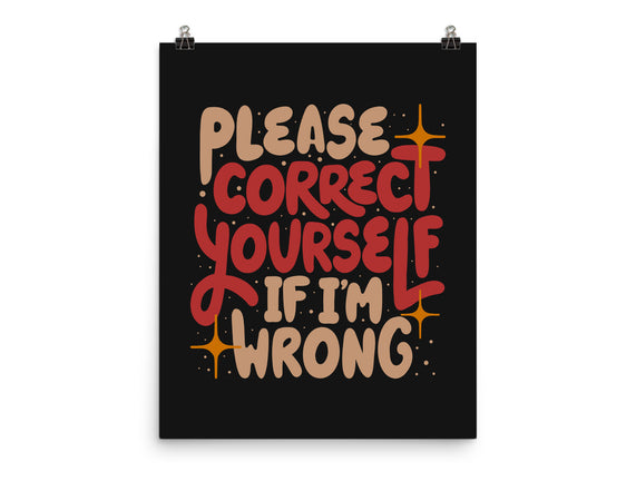 Correct Yourself If I'm Wrong