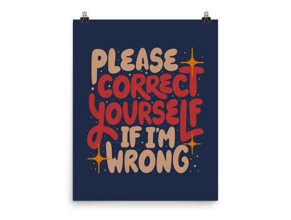 Correct Yourself If I'm Wrong