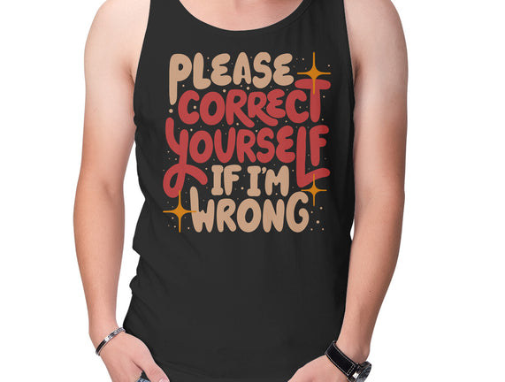 Correct Yourself If I'm Wrong