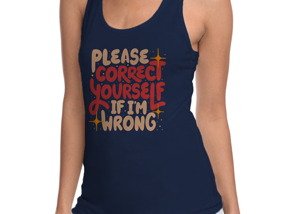 Correct Yourself If I'm Wrong