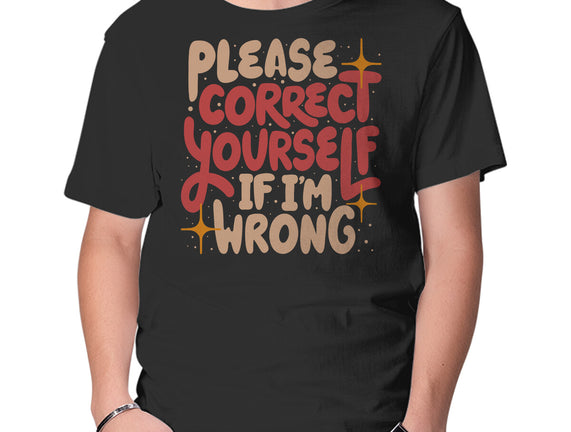 Correct Yourself If I'm Wrong