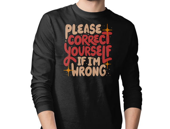 Correct Yourself If I'm Wrong