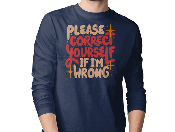 Correct Yourself If I'm Wrong