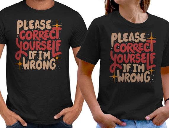 Correct Yourself If I'm Wrong
