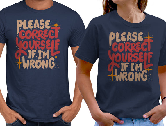 Correct Yourself If I'm Wrong