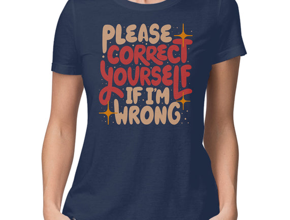 Correct Yourself If I'm Wrong