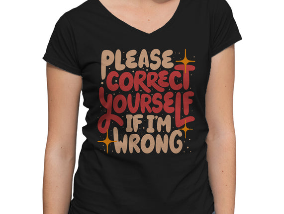 Correct Yourself If I'm Wrong