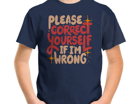 Correct Yourself If I'm Wrong