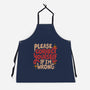 Correct Yourself If I'm Wrong-Unisex-Kitchen-Apron-koalastudio