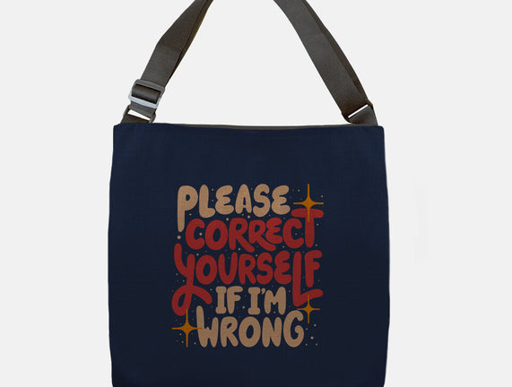 Correct Yourself If I'm Wrong
