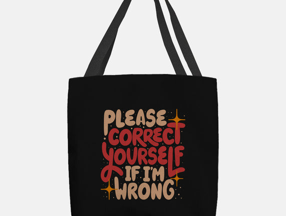 Correct Yourself If I'm Wrong