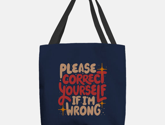 Correct Yourself If I'm Wrong