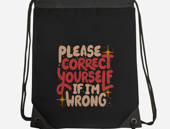 Correct Yourself If I'm Wrong