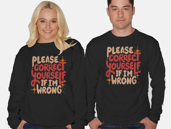 Correct Yourself If I'm Wrong