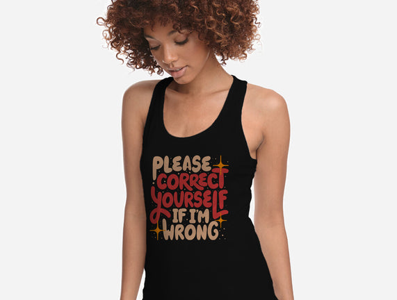 Correct Yourself If I'm Wrong