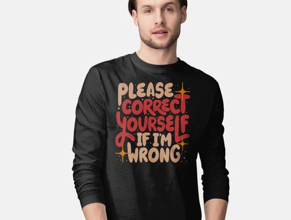 Correct Yourself If I'm Wrong