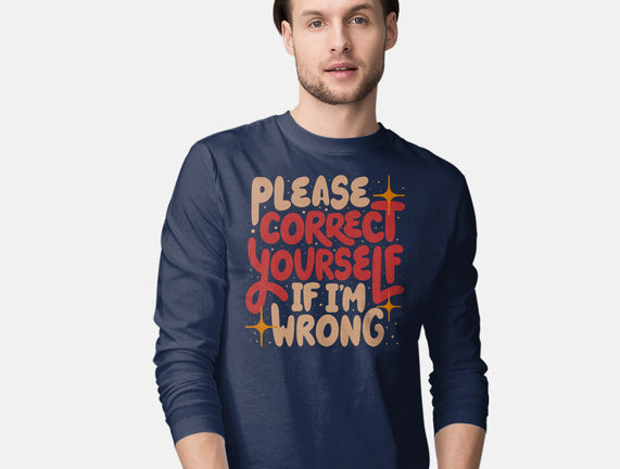 Correct Yourself If I'm Wrong