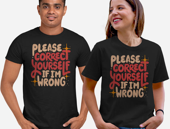 Correct Yourself If I'm Wrong
