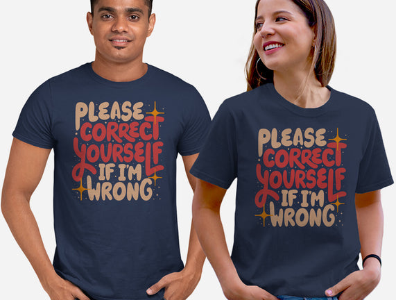 Correct Yourself If I'm Wrong