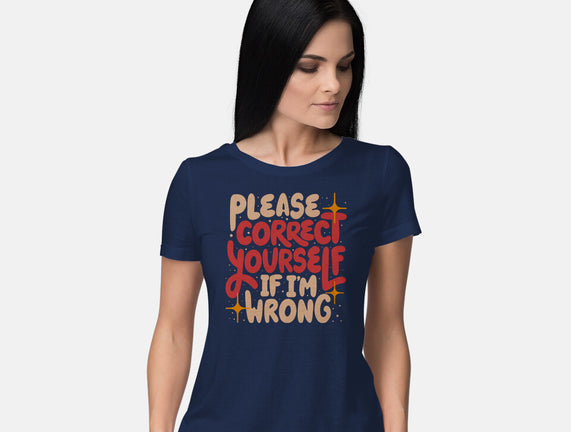 Correct Yourself If I'm Wrong