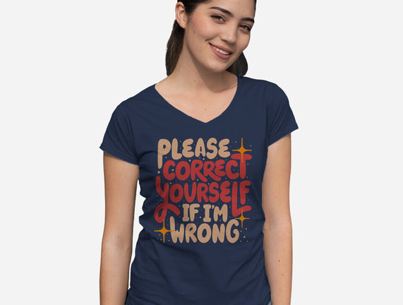 Correct Yourself If I'm Wrong
