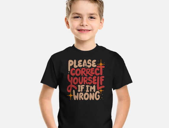 Correct Yourself If I'm Wrong