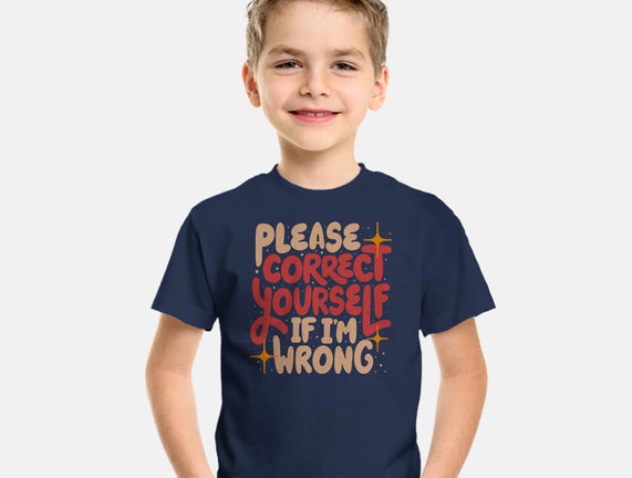 Correct Yourself If I'm Wrong