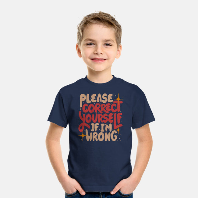 Correct Yourself If I'm Wrong-Youth-Basic-Tee-koalastudio