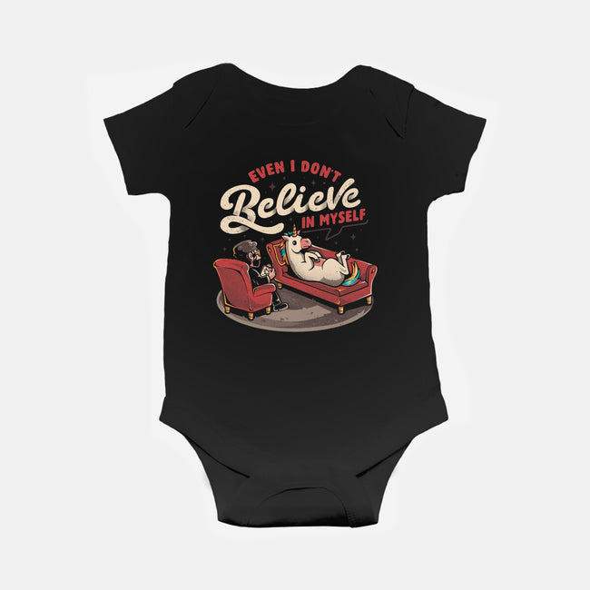 Even I Don’t Believe In Myself-Baby-Basic-Onesie-eduely