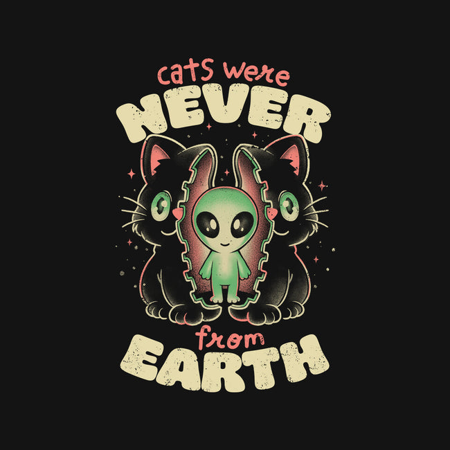 Cats Were Never From Earth-Mens-Long Sleeved-Tee-eduely