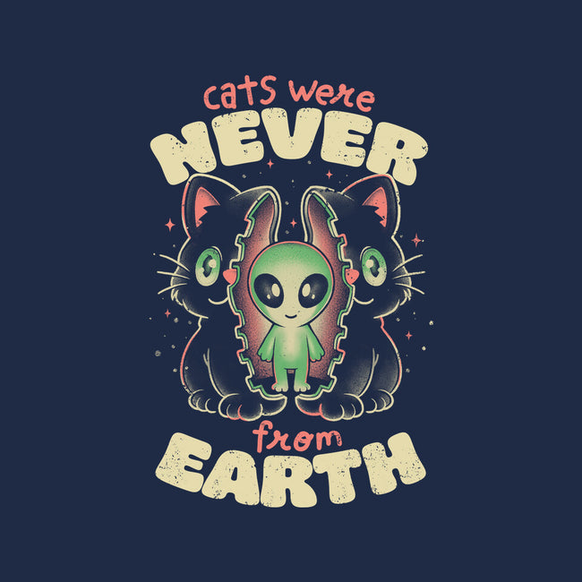 Cats Were Never From Earth-None-Fleece-Blanket-eduely