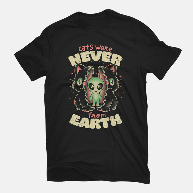 Cats Were Never From Earth-Mens-Premium-Tee-eduely