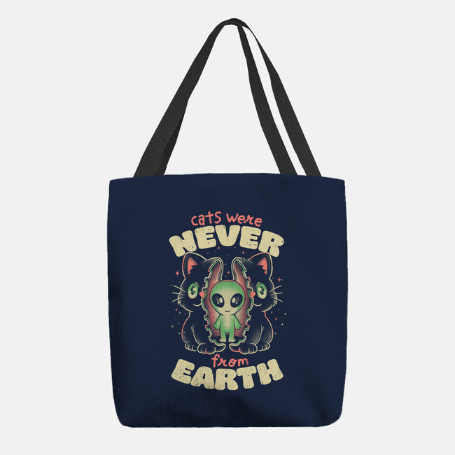 Cats Were Never From Earth-None-Basic Tote-Bag-eduely