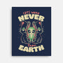 Cats Were Never From Earth-None-Stretched-Canvas-eduely