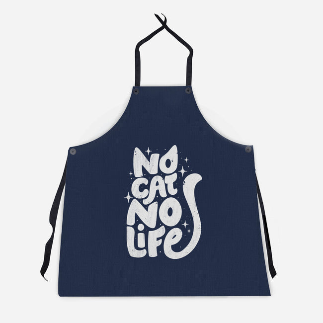 No Cat No Life-Unisex-Kitchen-Apron-koalastudio