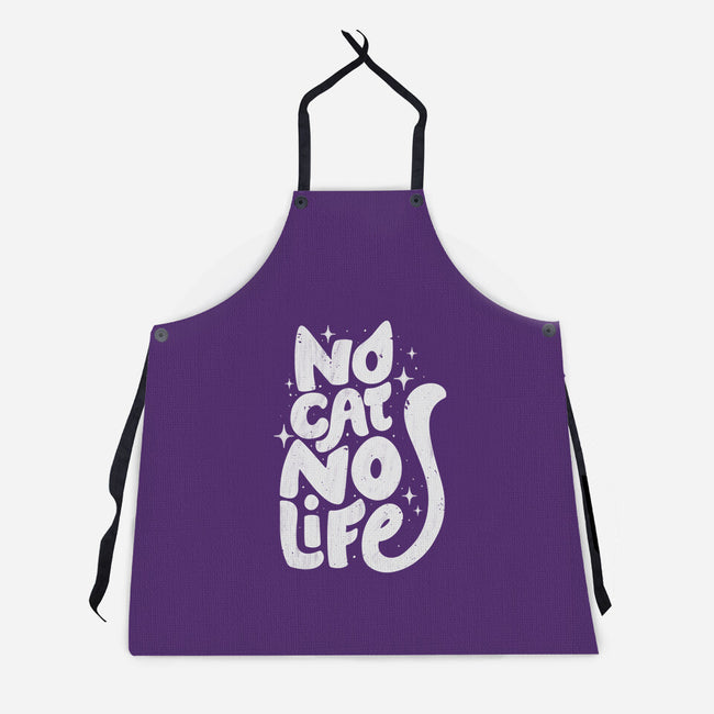 No Cat No Life-Unisex-Kitchen-Apron-koalastudio