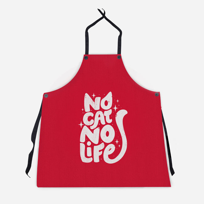 No Cat No Life-Unisex-Kitchen-Apron-koalastudio