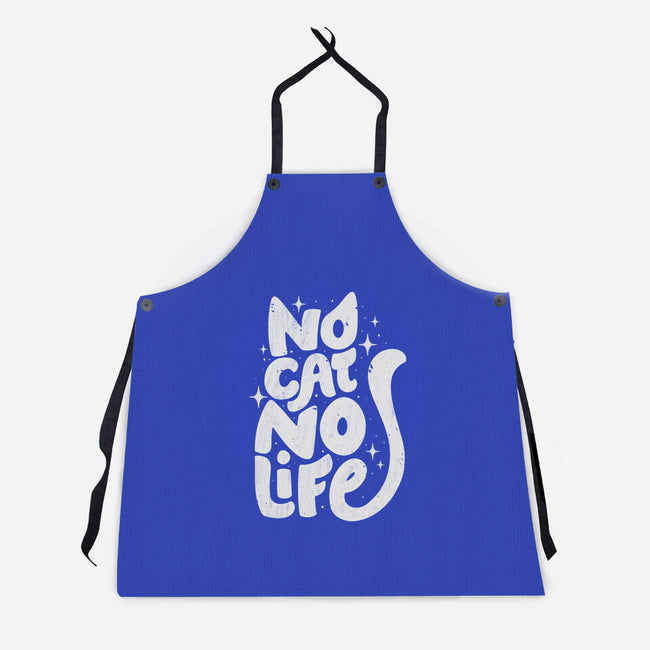 No Cat No Life-Unisex-Kitchen-Apron-koalastudio