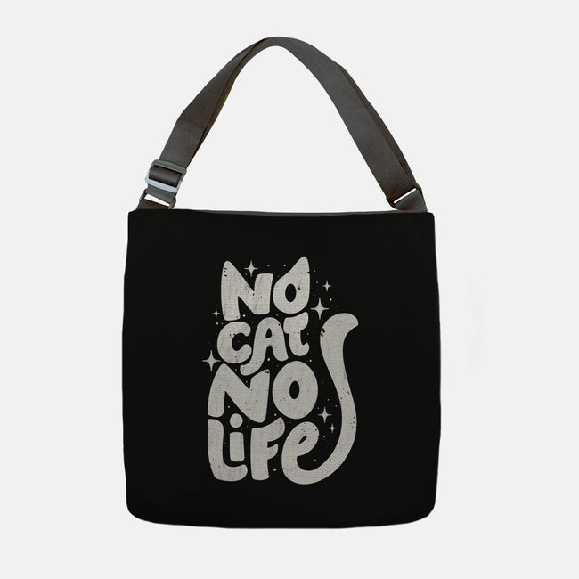 No Cat No Life-None-Adjustable Tote-Bag-koalastudio