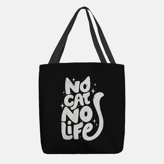 No Cat No Life-None-Basic Tote-Bag-koalastudio
