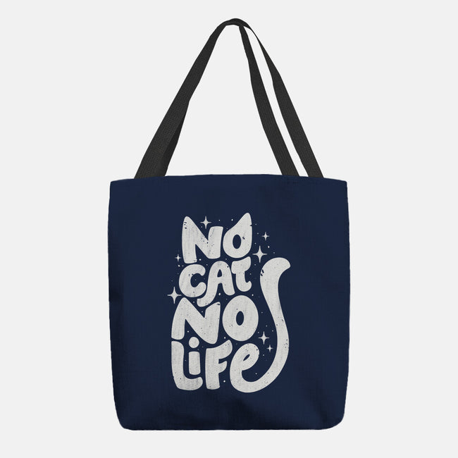 No Cat No Life-None-Basic Tote-Bag-koalastudio
